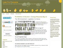 Tablet Screenshot of leanforeveryoneblog.com